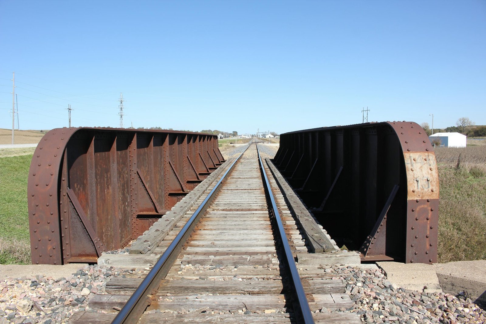 Looking north